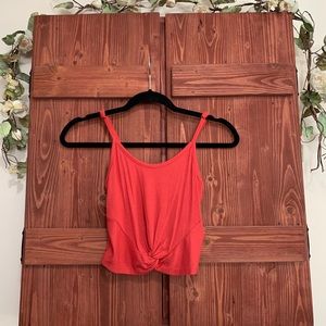 Red Crop Top